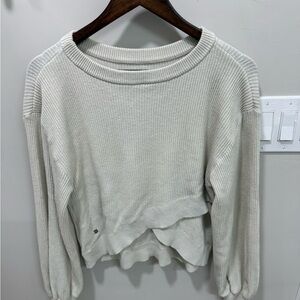 Lululemon Cream Knit Sweater Size Small